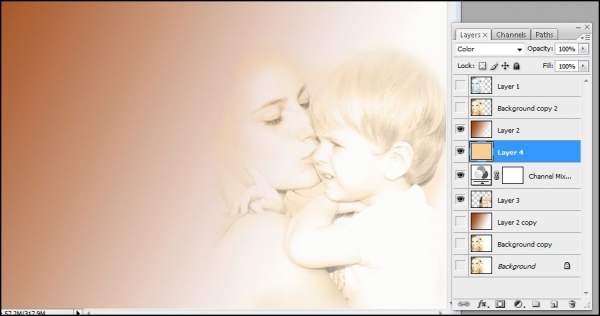 Creation of Love In Her Eyes....: Step 12